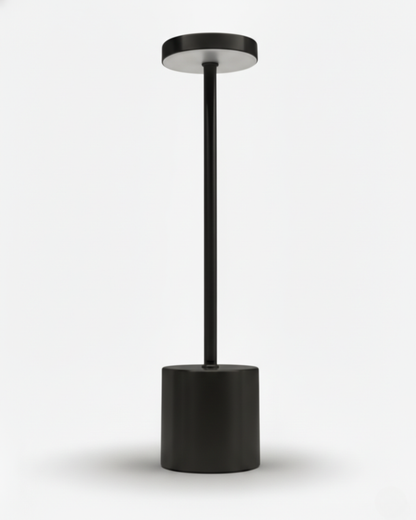 NOVA cordless designer table lamp in black — wireless rechargeable lamp | DecoHarmonie
