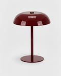 MALMO cordless designer table lamp in burgundy — wireless rechargeable lamp | DecoHarmonie Australia