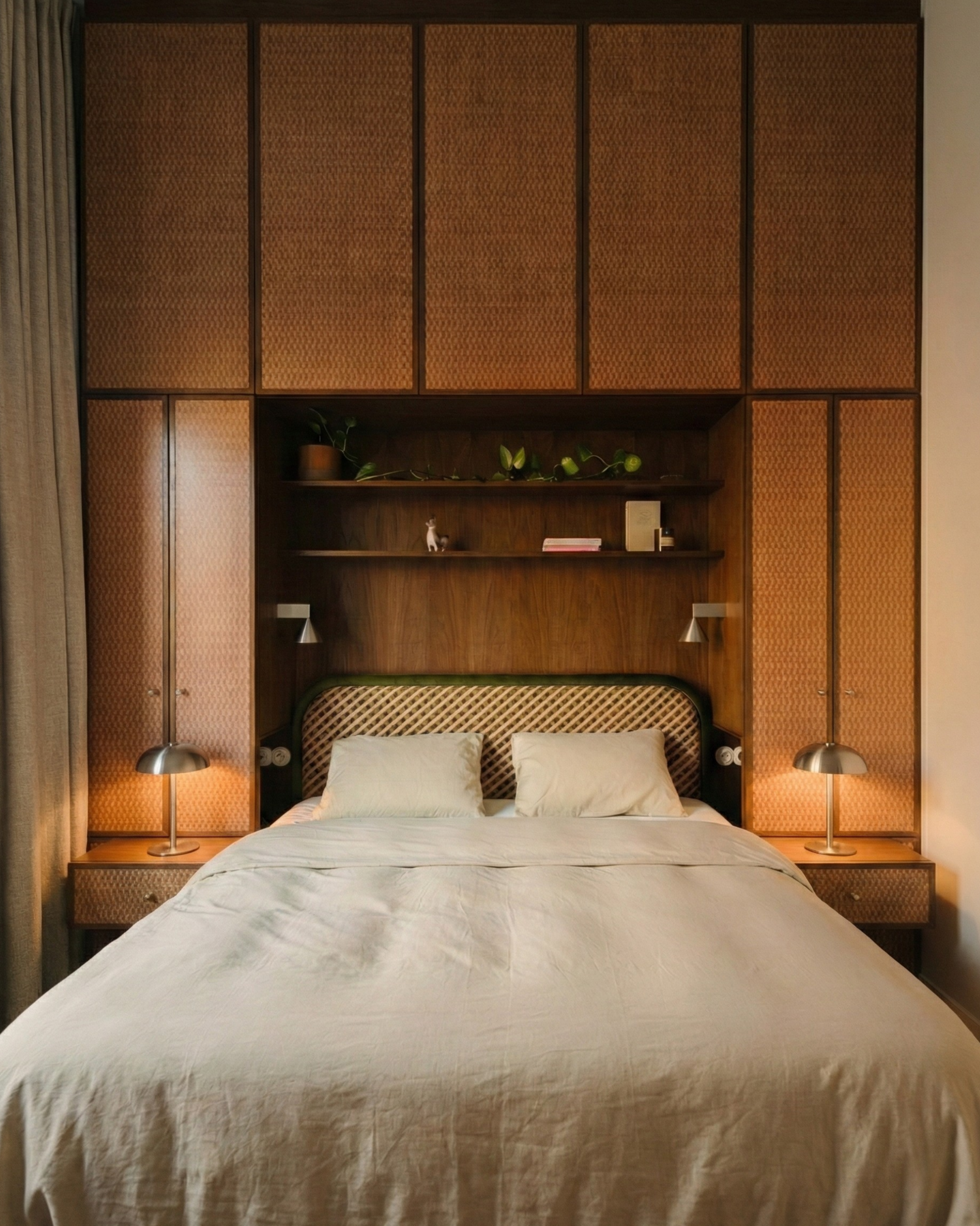 MALMO cordless designer table lamp softening the light in a contemporary lounge — DecoHarmonie
