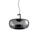 Hailie Modern Round Glass Pendant Light Dining Room Bedroom