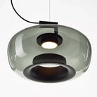 Hailie Modern Round Glass Pendant Light Dining Room Bedroom