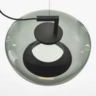 Hailie Modern Round Glass Pendant Light Dining Room Bedroom