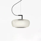 Hailie Modern Round Glass Pendant Light Dining Room Bedroom
