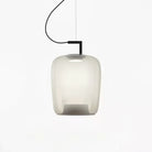 Hailie Modern Round Glass Pendant Light Dining Room Bedroom