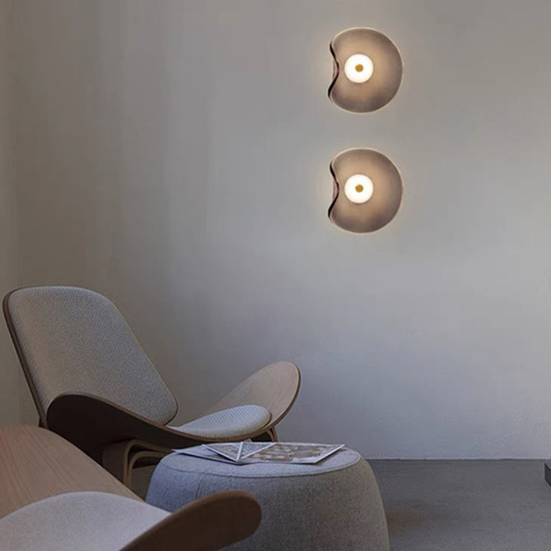 Wall Light Amber Glass - CRUXIS | Modern Luxury