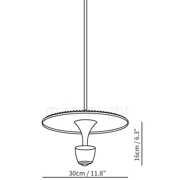 Pendant Light LED Disc - UNUKAI | Elegant Lighting