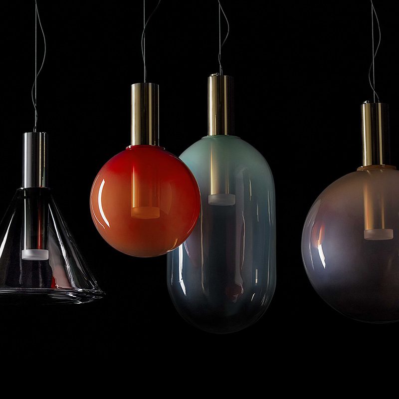 Pendant Light Glass Gold - ZIRCON | Sophistication