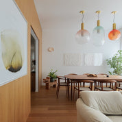 Pendant Light Glass Gold - ZIRCON | Sophistication
