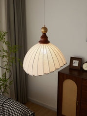 Pendant Light Fabric Gold - SAVIUS | Elegant