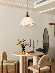 Pendant Light Fabric Gold - SAVIUS | Elegant