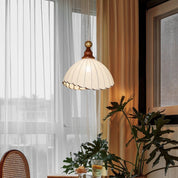 Pendant Light Fabric Gold - SAVIUS | Elegant