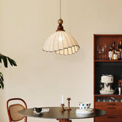 Pendant Light Fabric Gold - SAVIUS | Elegant