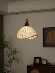 Pendant Light Fabric Gold - SAVIUS | Elegant