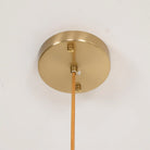 Valentina Moderne Métal Verre Elliptique Lustres Abat Jour Salon Salle À Manger