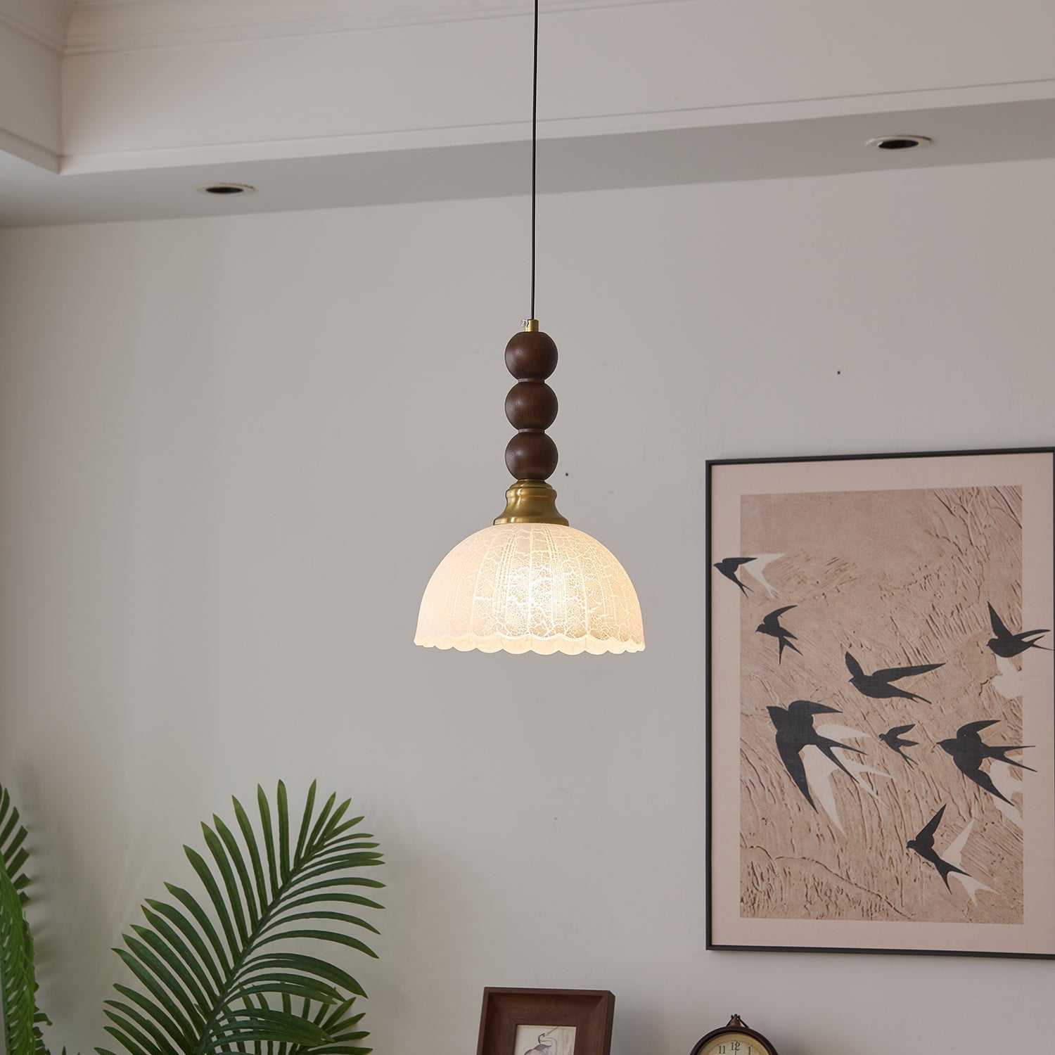 Pendant Light Walnut White - SCIEXA | Elegant Glow