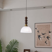 Pendant Light Walnut White - SCIEXA | Elegant Glow