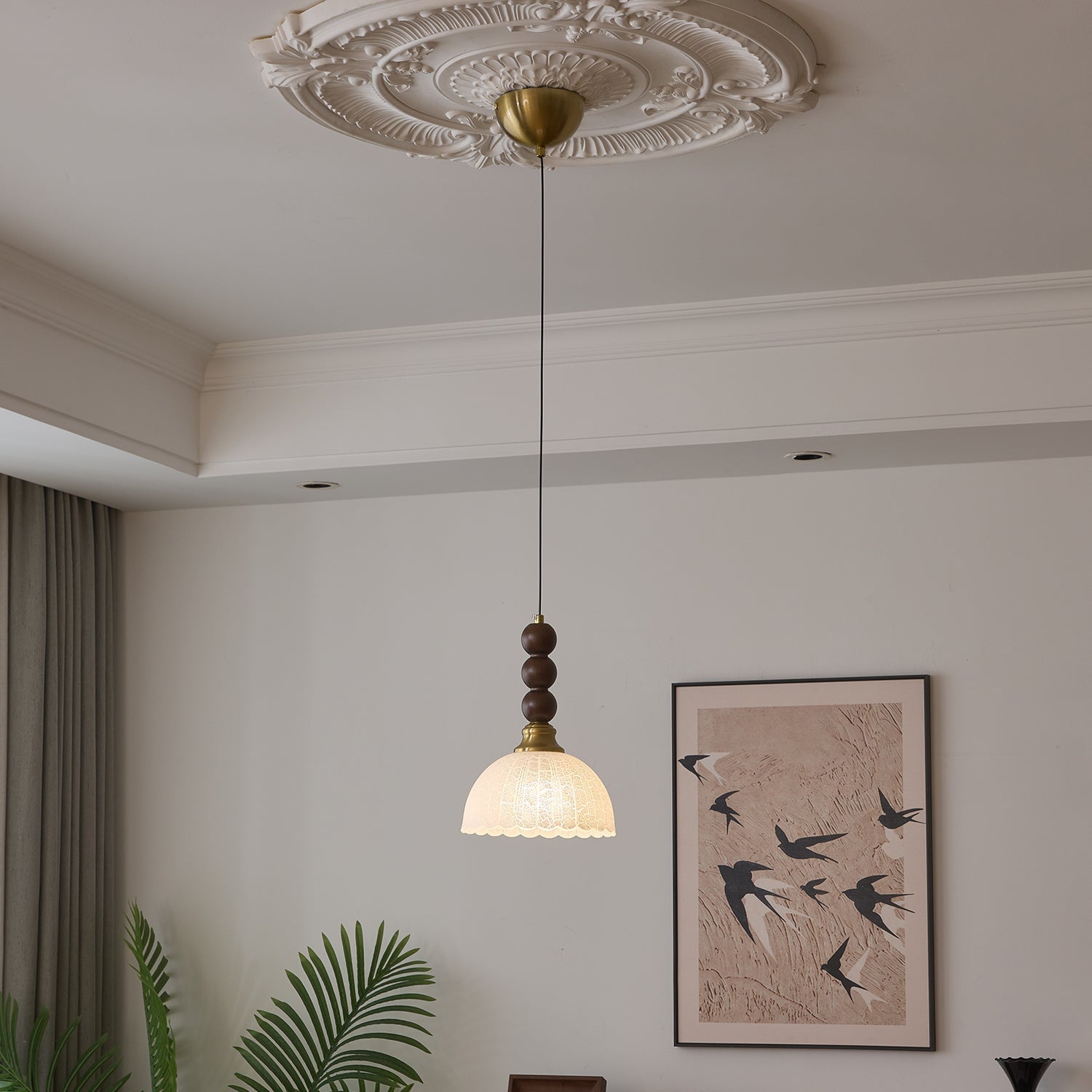 Pendant Light Walnut White - SCIEXA | Elegant Glow