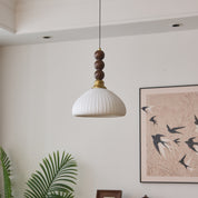 Pendant Light Walnut White - SCIEXA | Elegant Glow