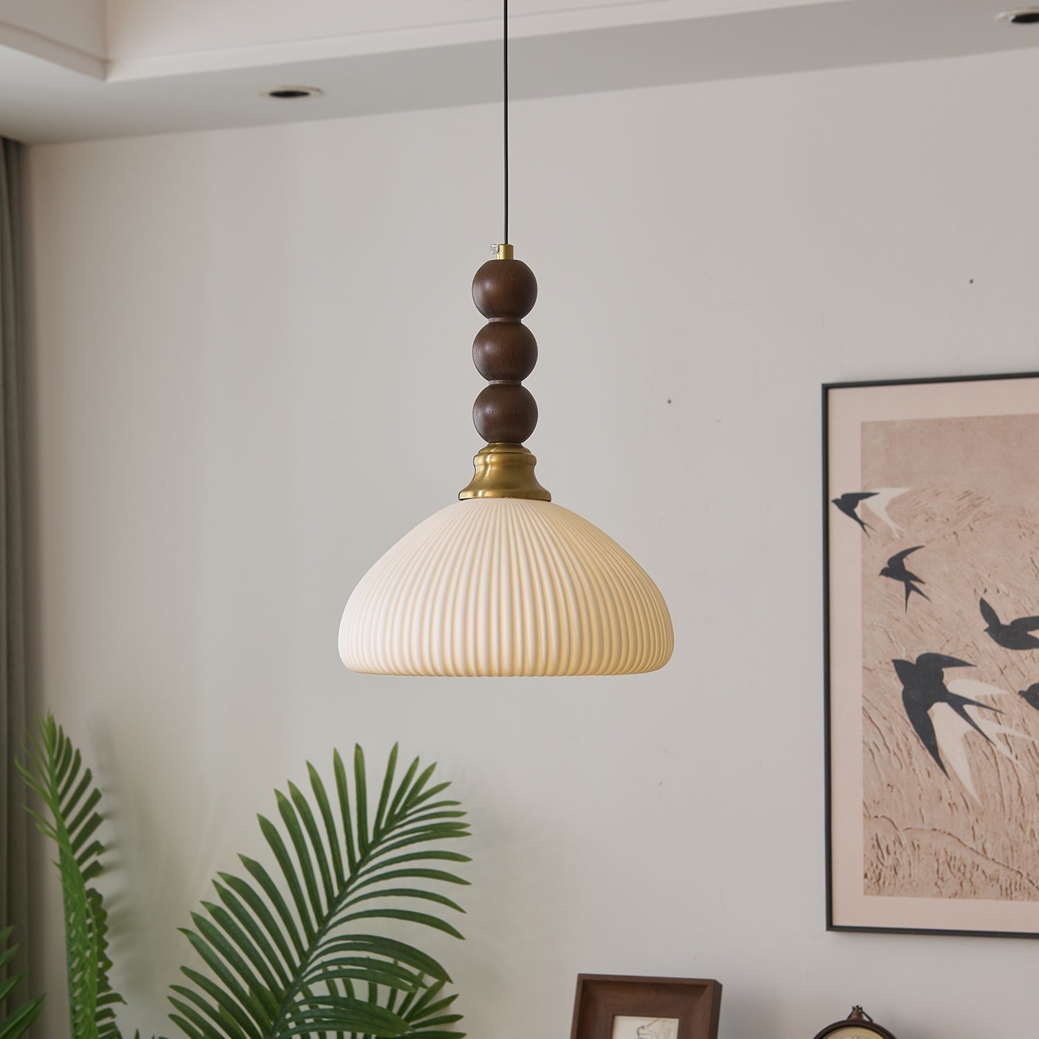 Pendant Light Walnut White - SCIEXA | Elegant Glow