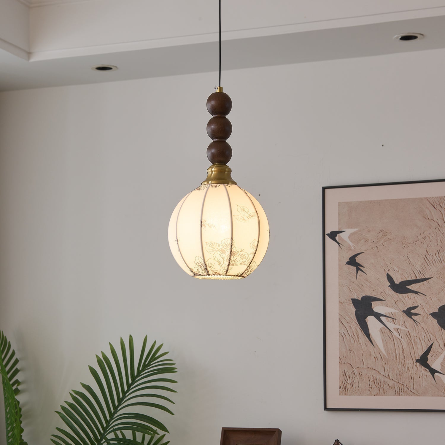 Pendant Light Walnut White - SCIEXA | Elegant Glow