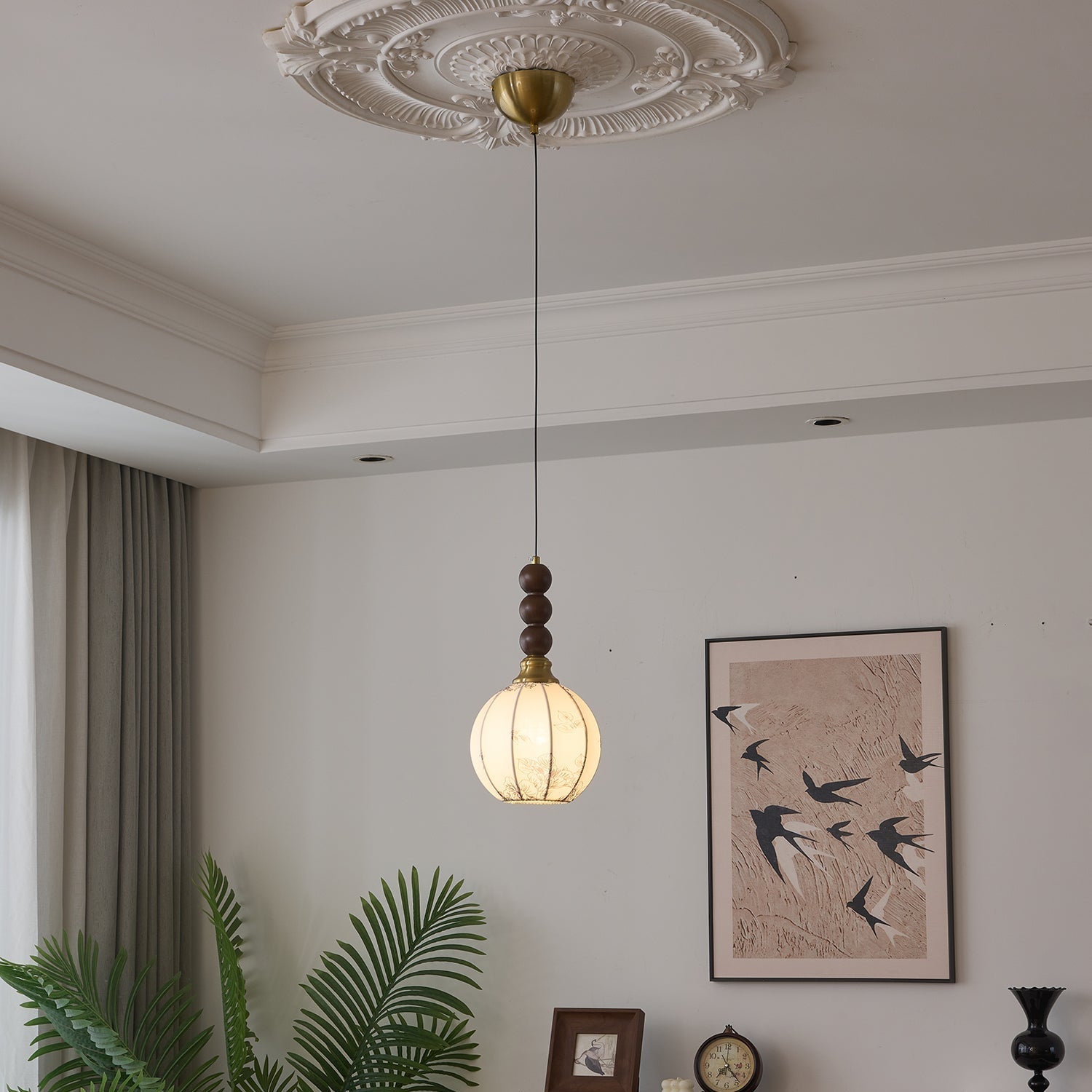 Pendant Light Walnut White - SCIEXA | Elegant Glow