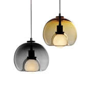 Pendant Light Cognac Glass Minimalist - SEKTOR | Modern Style