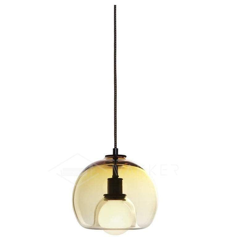 Pendant Light Cognac Glass Minimalist - SEKTOR | Modern Style
