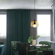 Pendant Light Cognac Glass Minimalist - SEKTOR | Modern Style