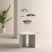 Pendant Light Smoke Grey Glass - TORSUS | Elegant Design