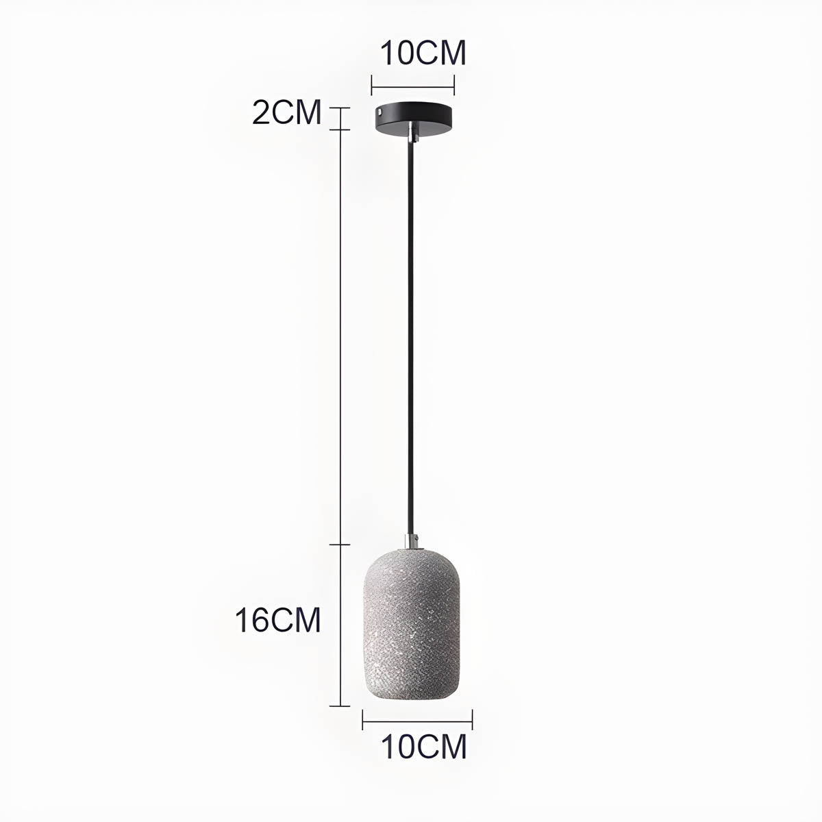 Pendant Light Iron Glass - Ferro | Industrial Chic