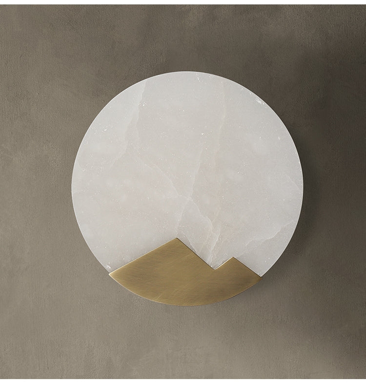Wall Light Marble Brass - AQUILA | Luxury Ambiance