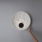 Wall Light Moon Globe Resin - AMBARX | Serene Glow