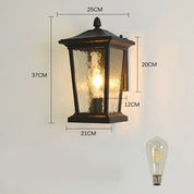 Outdoor Lighting Aluminium Black - PYROEX | Rustic Elegance