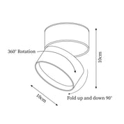 Ceiling Light Adjustable Aluminium - CALYPS | Warm Light