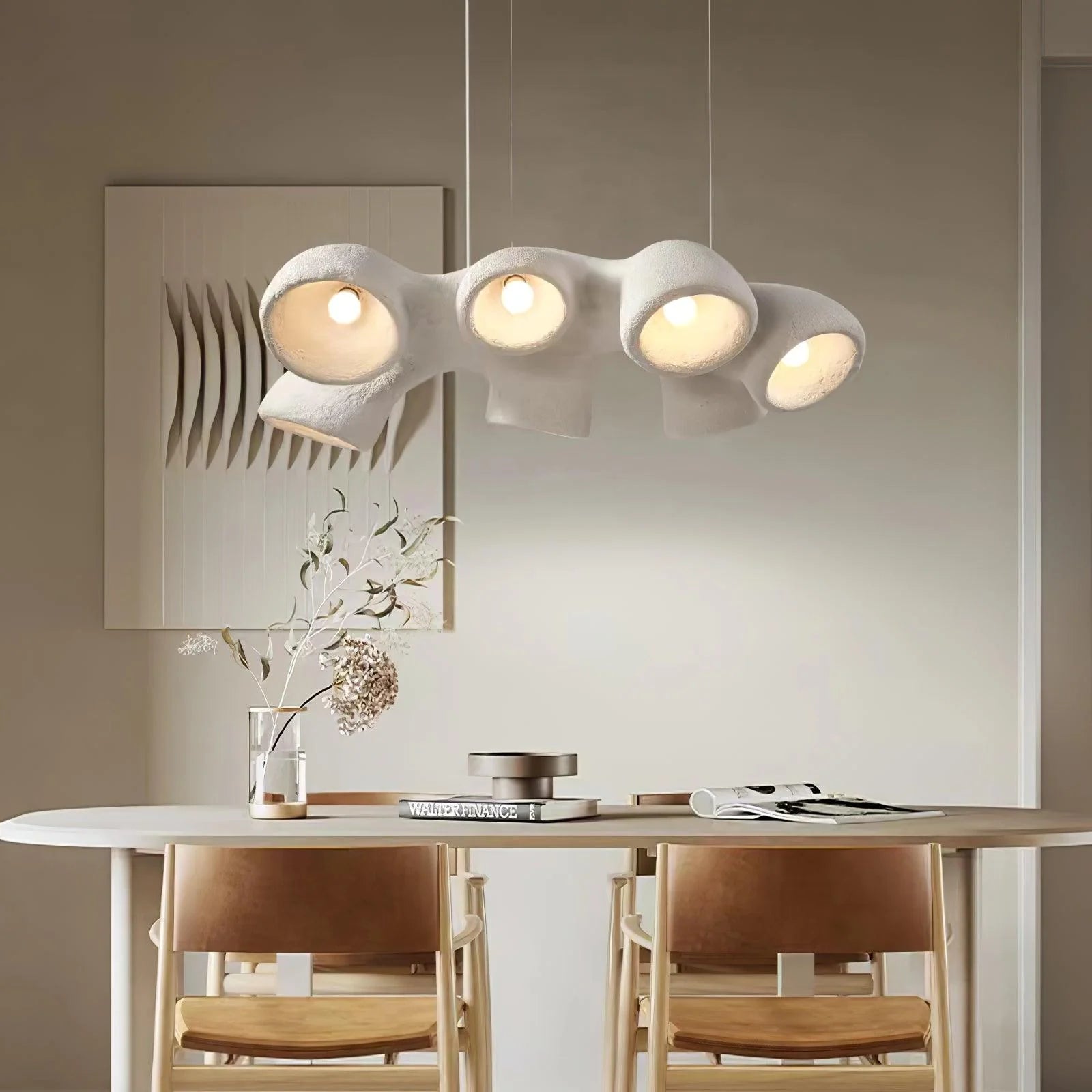 Quinn Modern Minimalism Polystyrene Pendant Light Living Dining Room