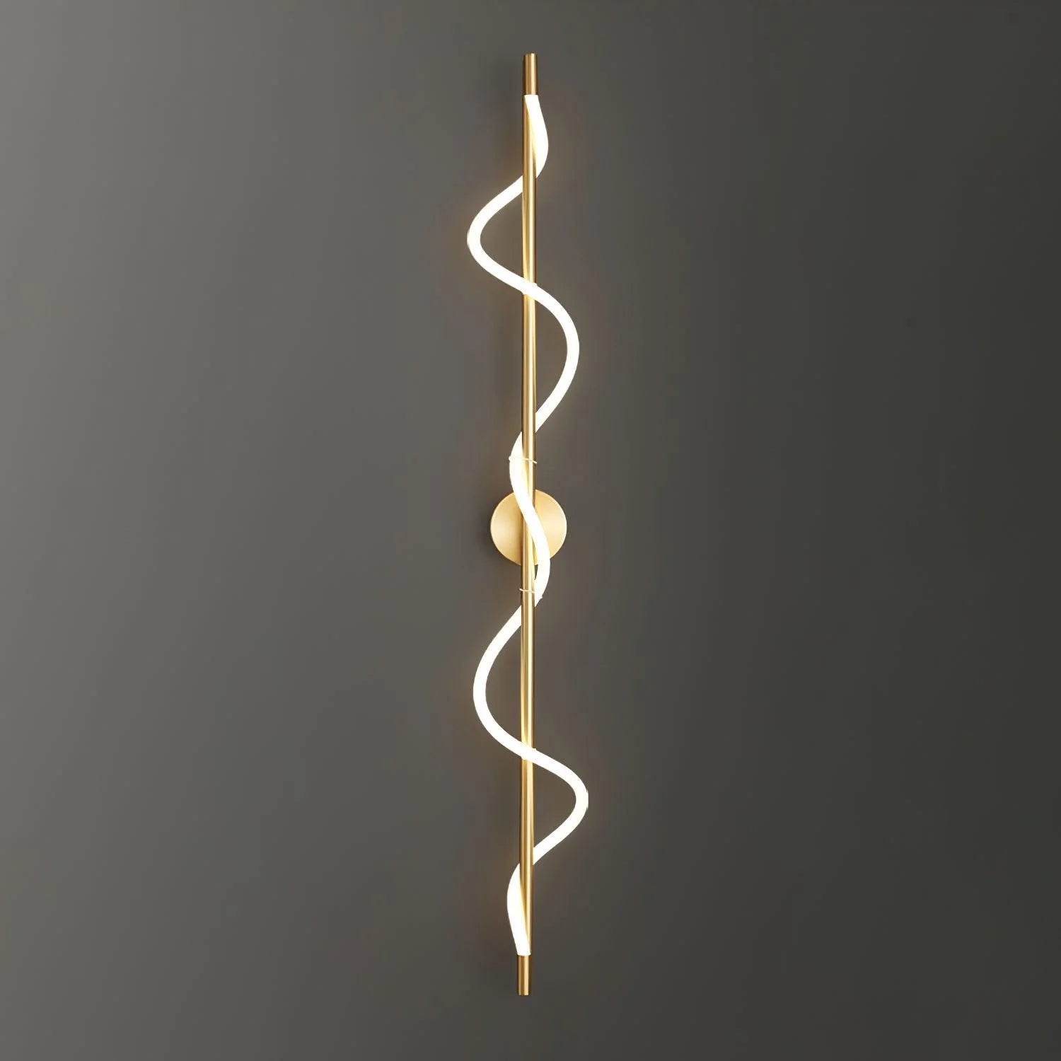 Valentina Modern Flexible Curve Metal Wall Light Living Room Bedroom