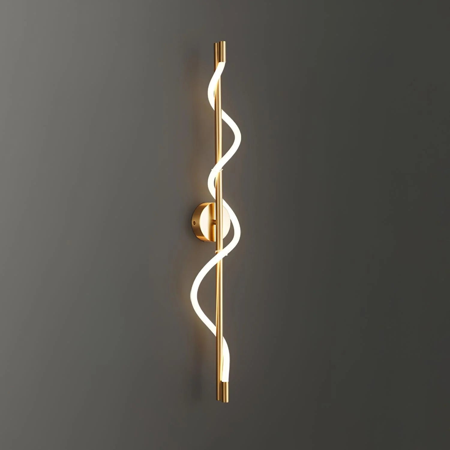 Valentina Modern Flexible Curve Metal Wall Light Living Room Bedroom