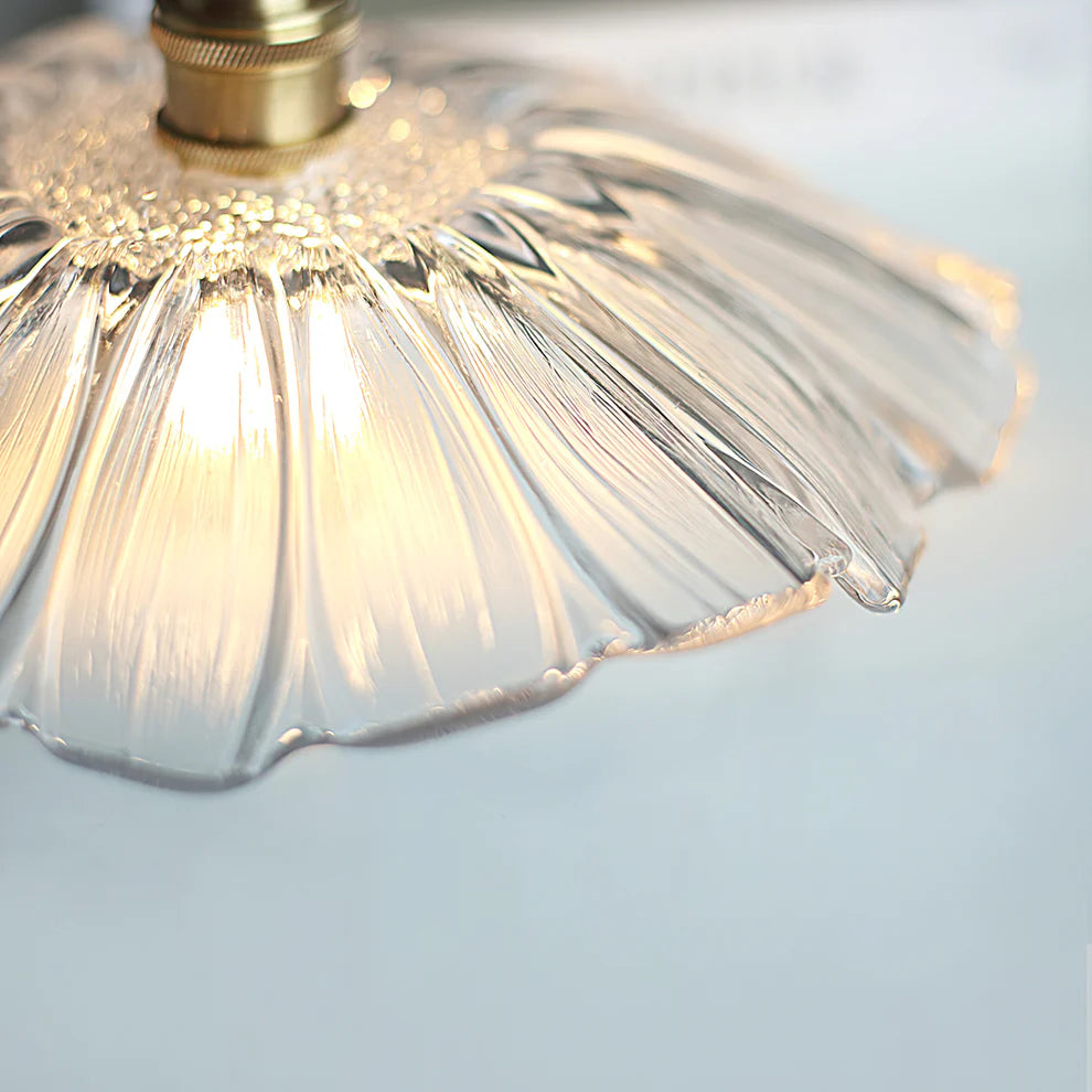 Carins Modern Flower Glass Hanging Pendant Light Dining Room