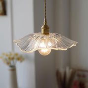 Pendant Light Flower Glass Copper - SONUSX | Elegant