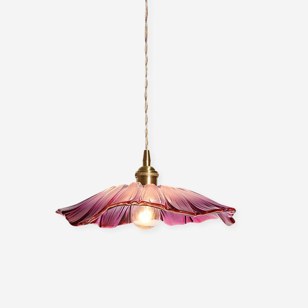 Pendant Light Flower Glass Copper - SONUSX | Elegant