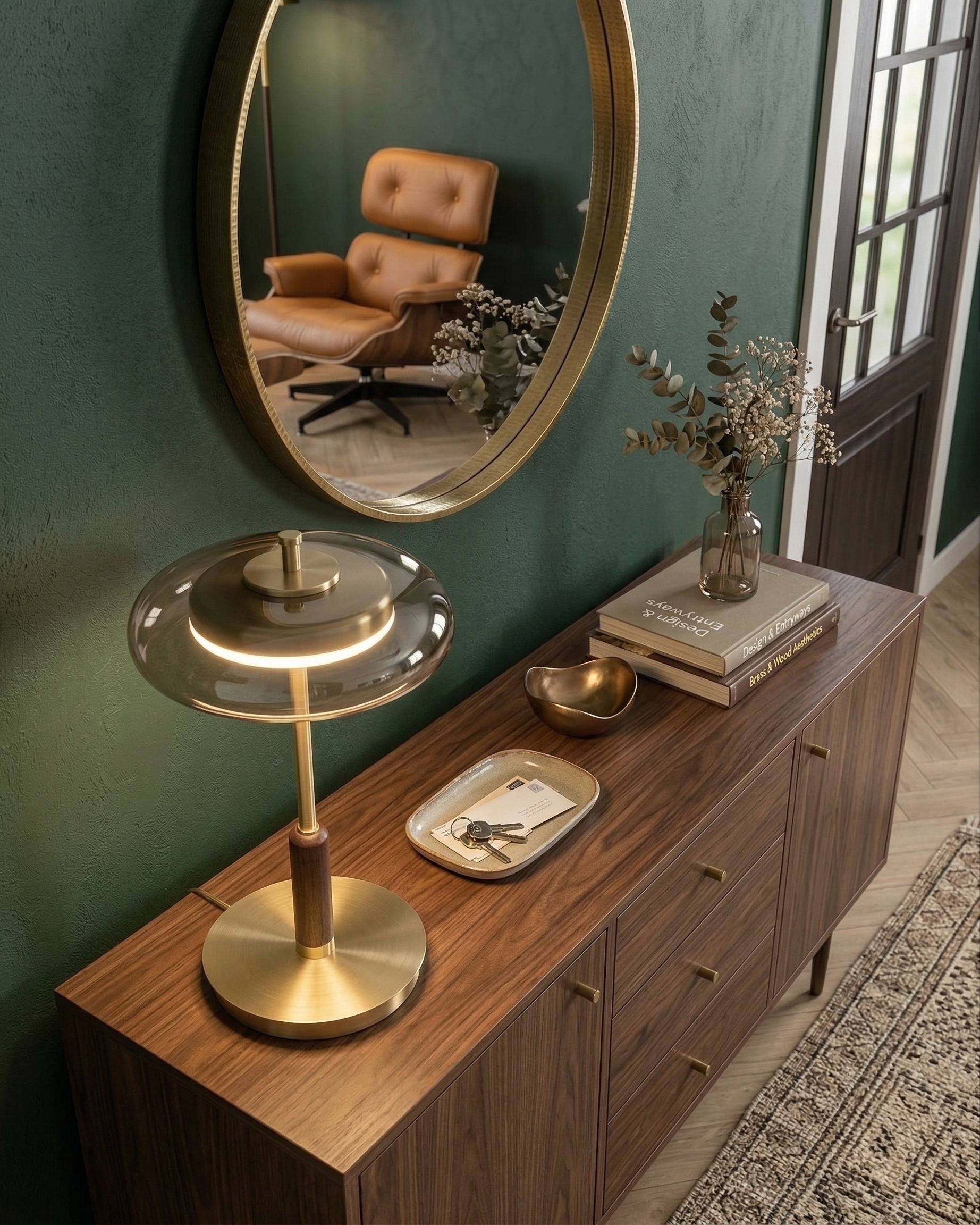 TOCRIS designer table lamp in a warm, considered living room setting — DecoHarmonie