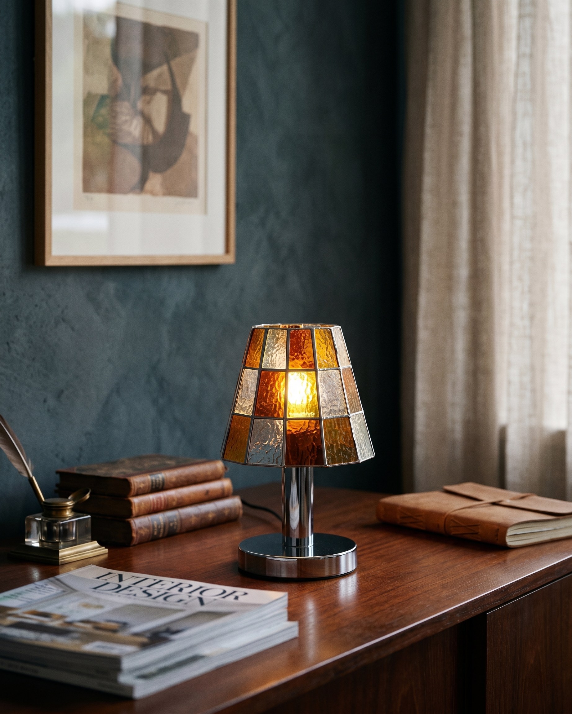 KALI designer table lamp shown in a minimalist interior — DecoHarmonie