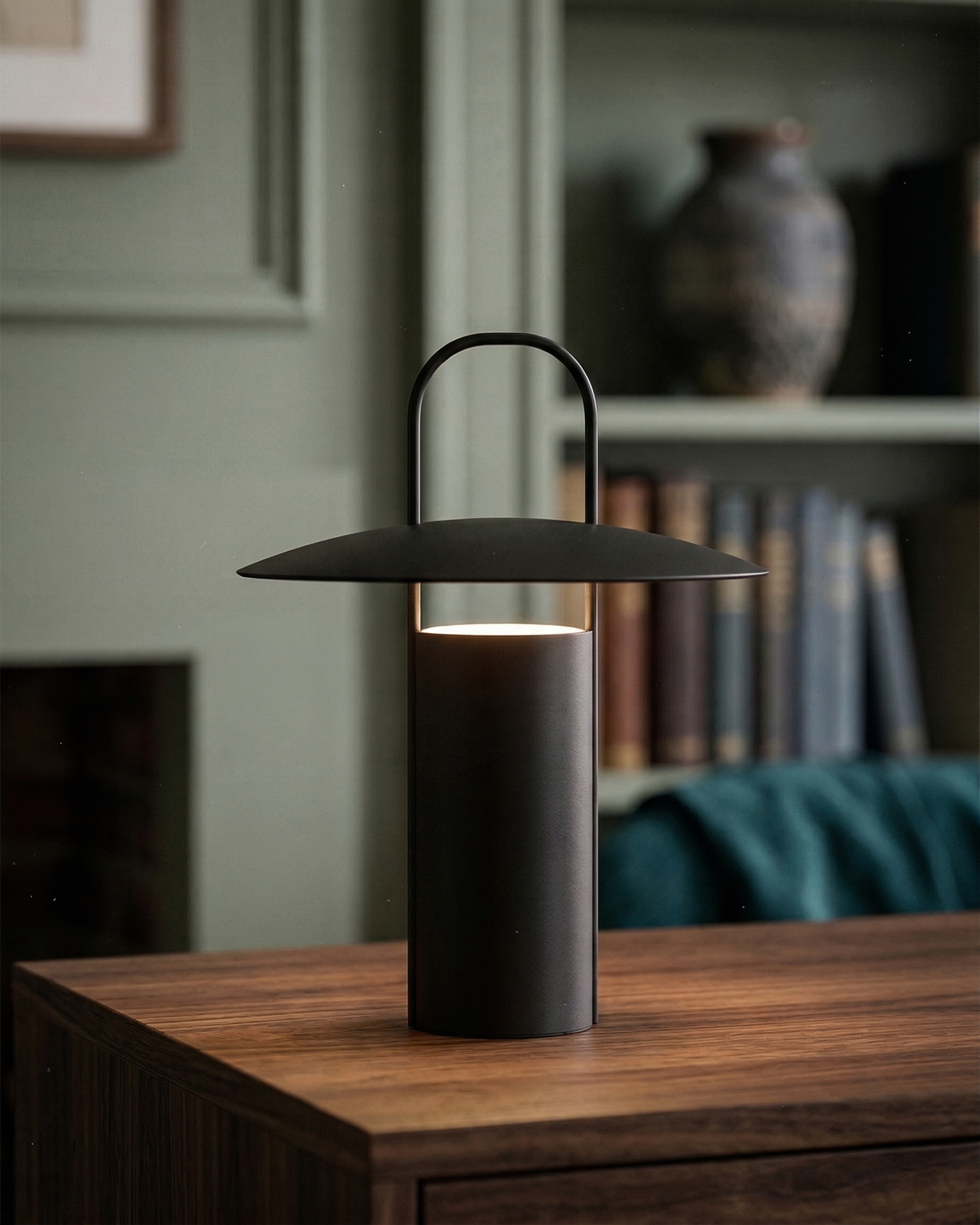ORKA designer table lamp styled in a minimalist Australian interior — DecoHarmonie