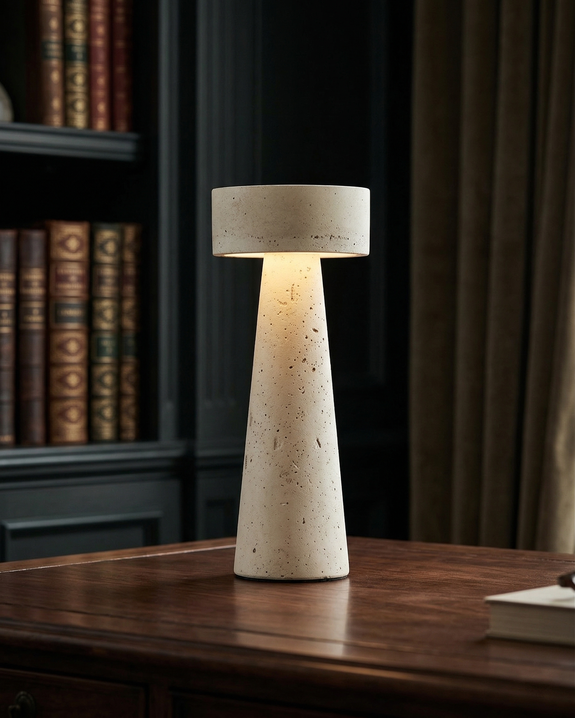 BELLO designer table lamp displayed on a designer desk in a Sydney home — DecoHarmonie