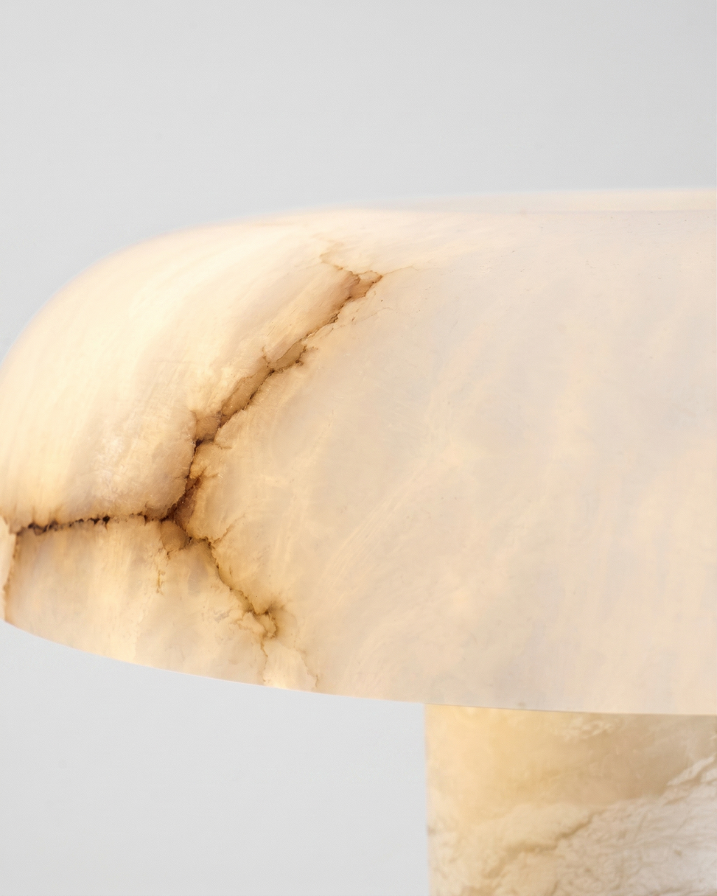 IZO designer table lamp set against a neutral wabi-sabi backdrop — DecoHarmonie