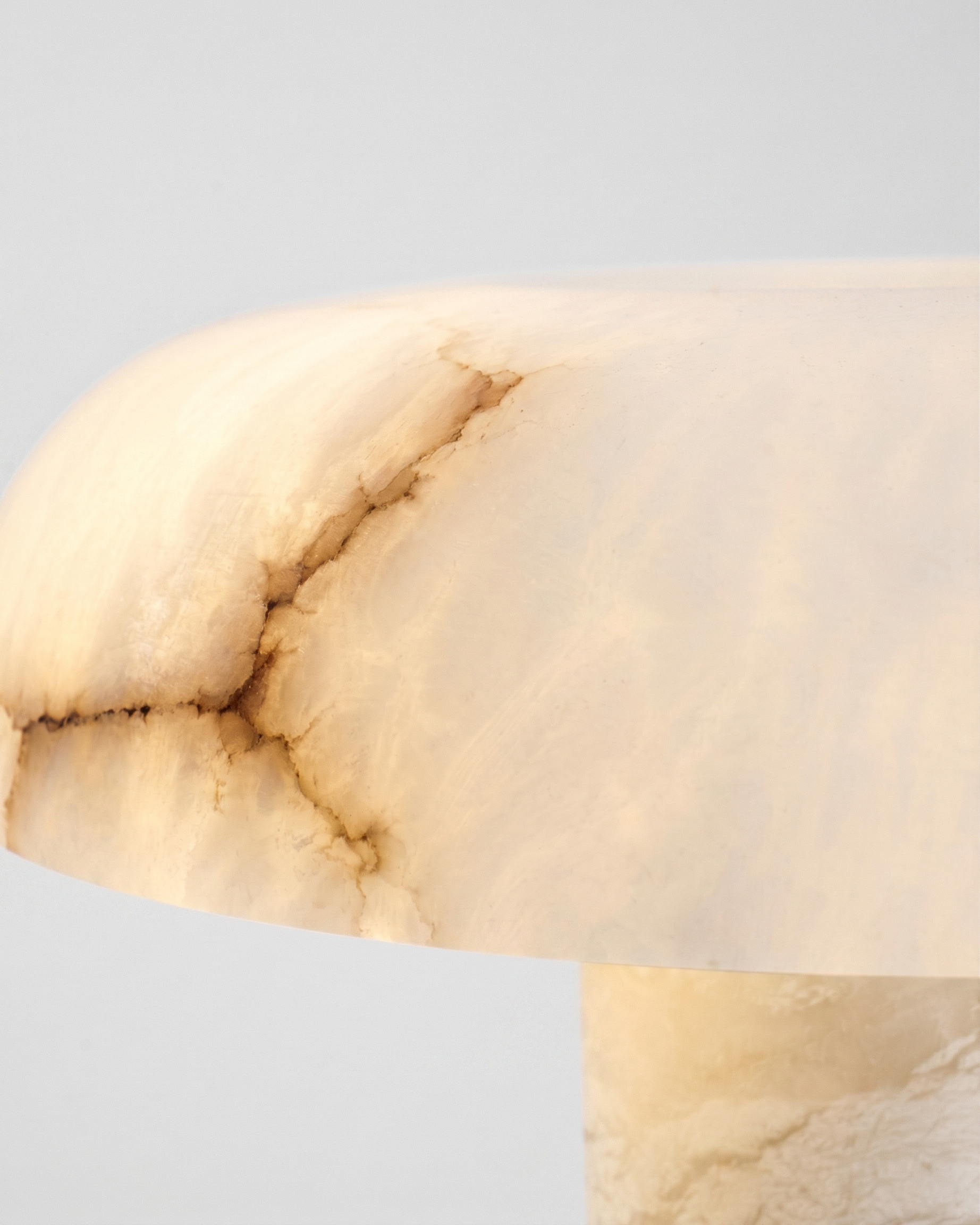 IZO designer table lamp set against a neutral wabi-sabi backdrop — DecoHarmonie