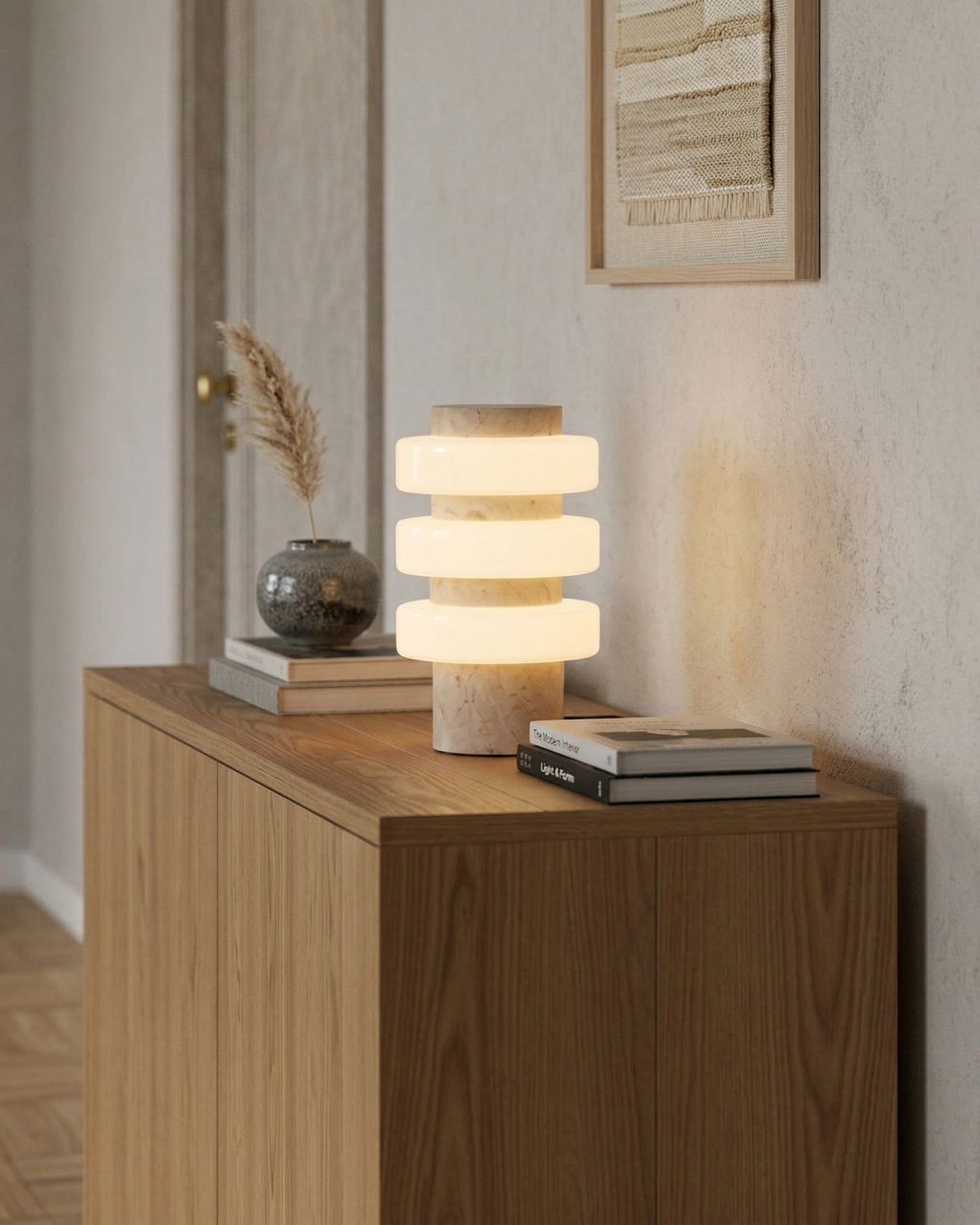 JALA designer table lamp styled in a minimalist Australian interior — DecoHarmonie
