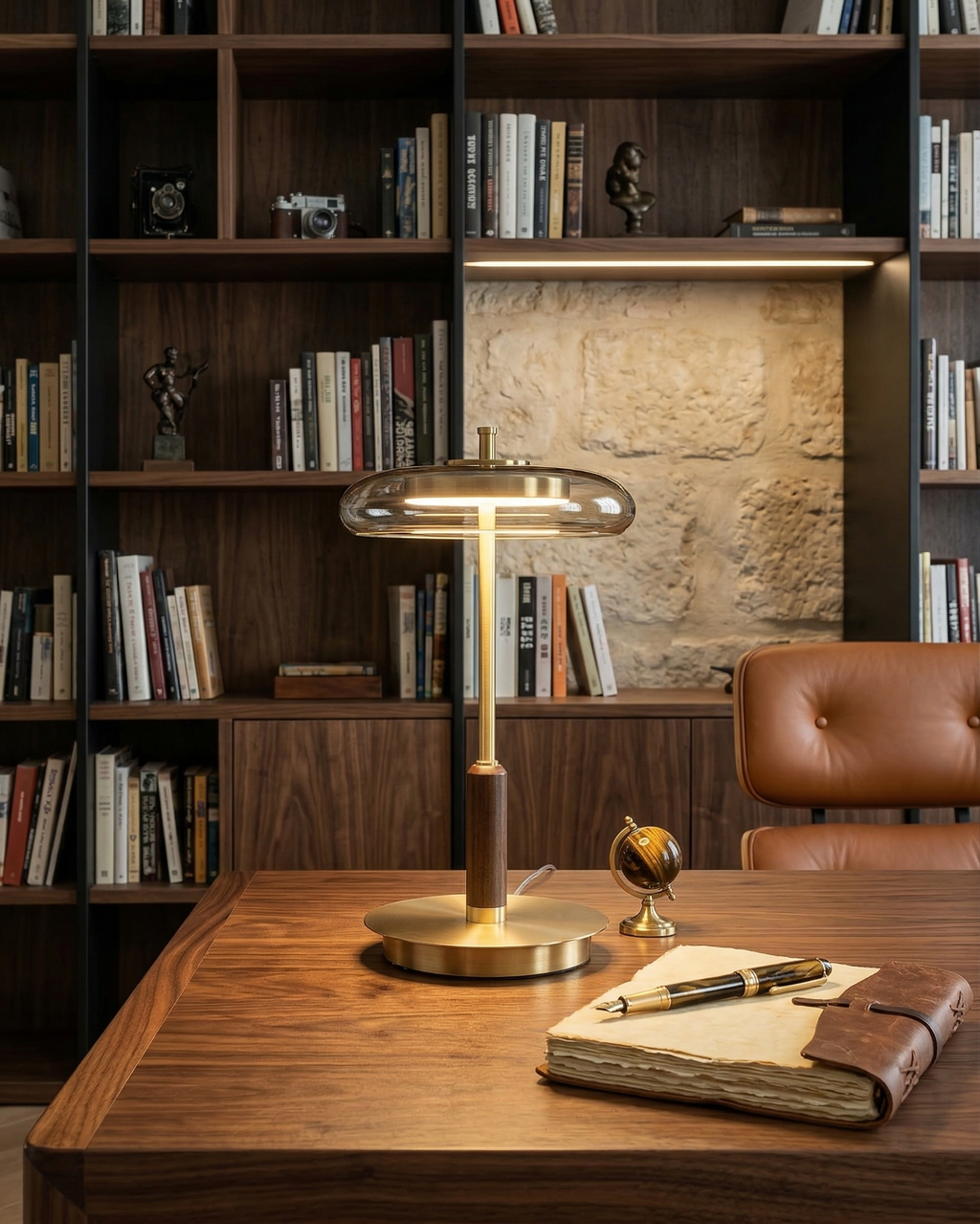 TOCRIS designer table lamp styled in a minimalist Australian interior — DecoHarmonie