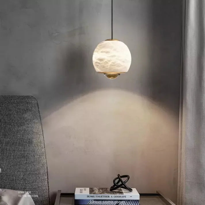 Pendant Light Alabaster Marble - SYNTAX | Serenity