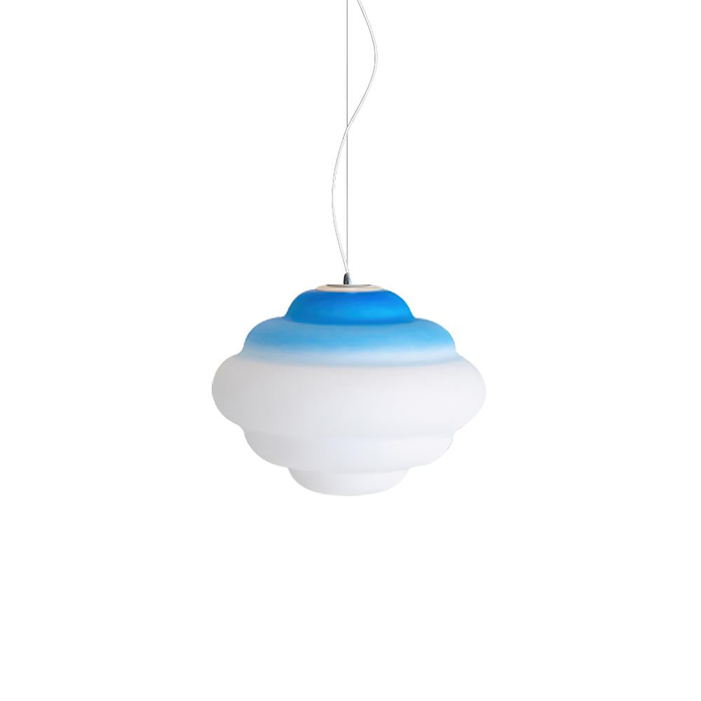 Pendant Light Frosted Glass Gradient - TYRUSX | Serene Lighting